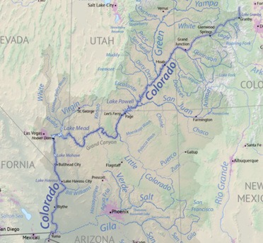 Colorado River Map