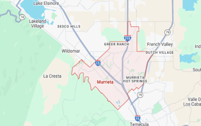 Murrieta CA Map