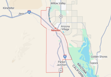 Needles CA Map