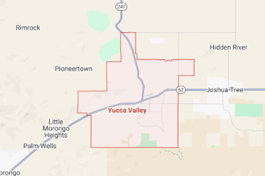 Yucca Valley CA Map